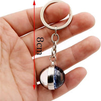 Zodiac Gemstone Keychain