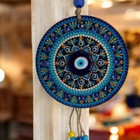 Handcrafted Evil Eye Wall Hanging for Home Decor ? Nazar Battu Protection Charm