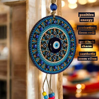Handcrafted Evil Eye Wall Hanging for Home Decor ? Nazar Battu Protection Charm