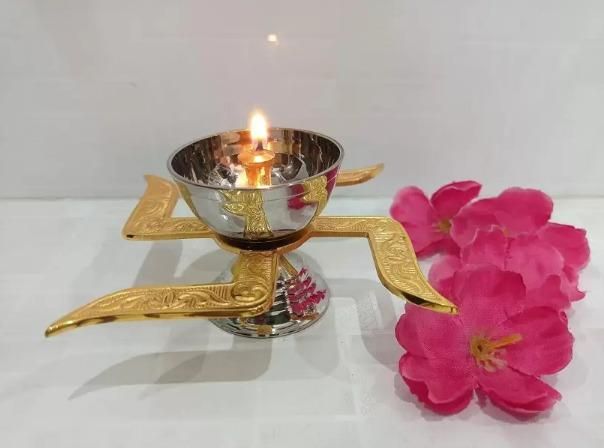 Swastik Brass Diya