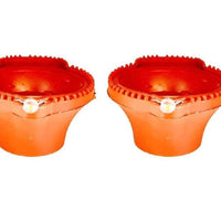 Diwali LED Light Water Sensor Diyas Plastic with, Ambient Lights, (Pack of 6/12/18/24)