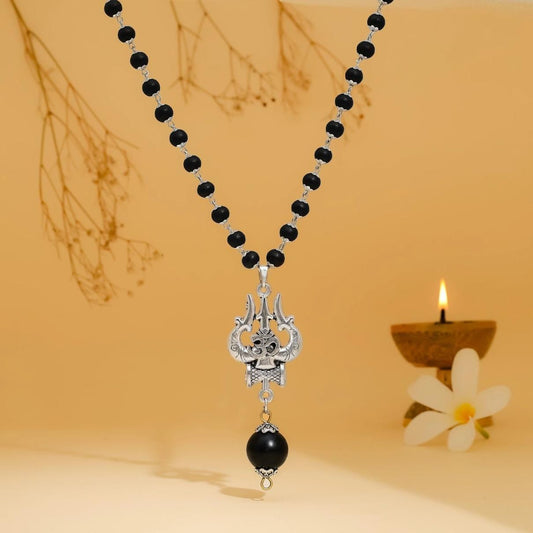 Om Shiva Trishool Karungali Mala Original