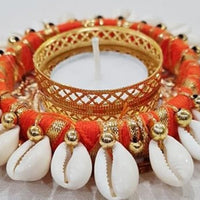 Cowrie Shell Design Tealight Holder Pack of 2