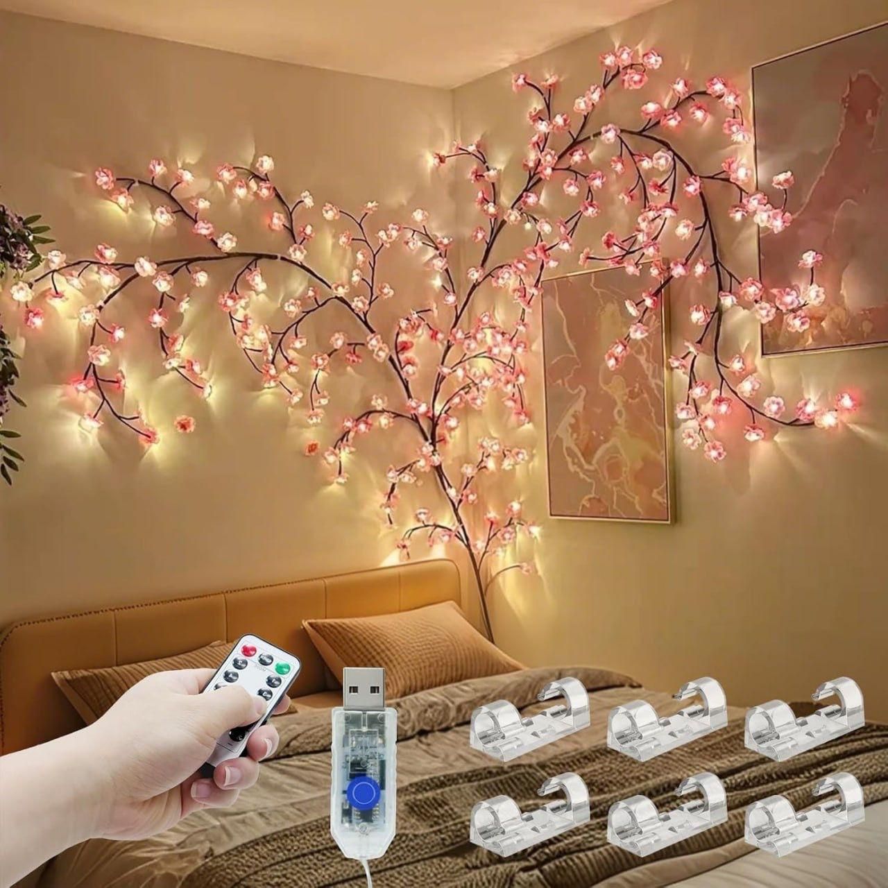 Cherry LED Tree Branch Lights