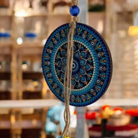 Handcrafted Evil Eye Wall Hanging for Home Decor ? Nazar Battu Protection Charm