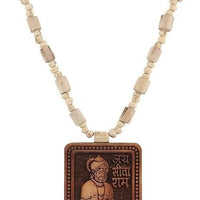 Tulsi Mala Original With Hanuman Pendant for Men Wood Locket Set (Pack Of 1)